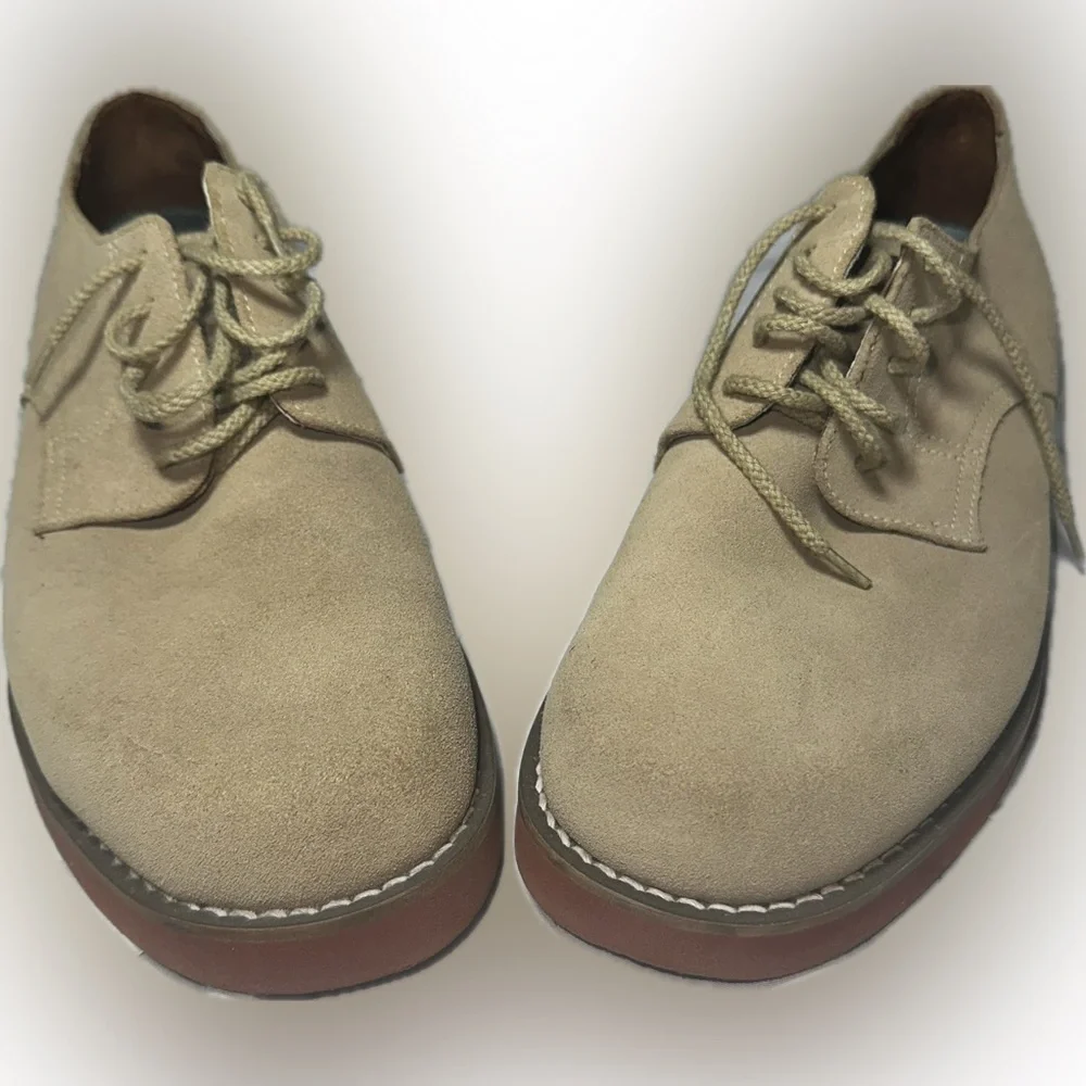 G.H. Bass Elroy Men’s Tan Suede Oxford Lace Up size 12